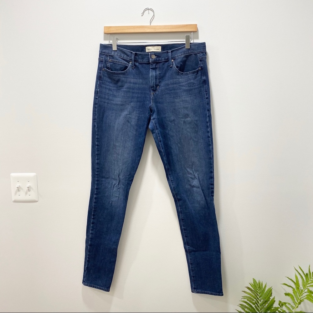 GAP mid-rise true skinny jeans sz 31 tall